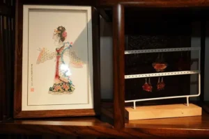 closeup chinese art craft